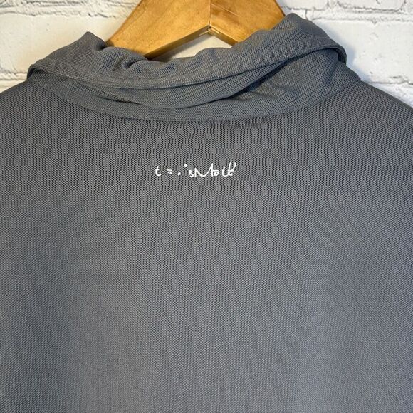 Travis Matthew Gray Striped Golf Polo Short Sleeve Shirt Mens M Medium - Picture 4 of 10